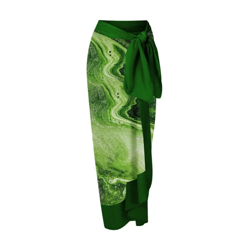 2023 New Holiday Retro One Piece Swimsuit Beach Dress Womem Green Swimwear Female Luxury Brazilian Bathing Suit Summer