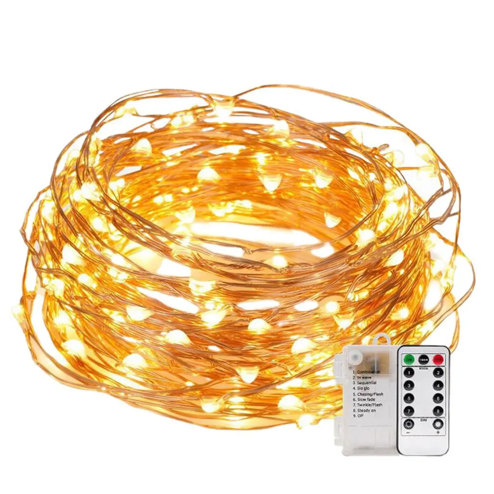 

Usb Aangedreven Led String Lights Zilveren Draad Fairy Guirlande Nieuwe Jaar Decor Bruiloft Kerst Decoratie Voor Thuis Kamer