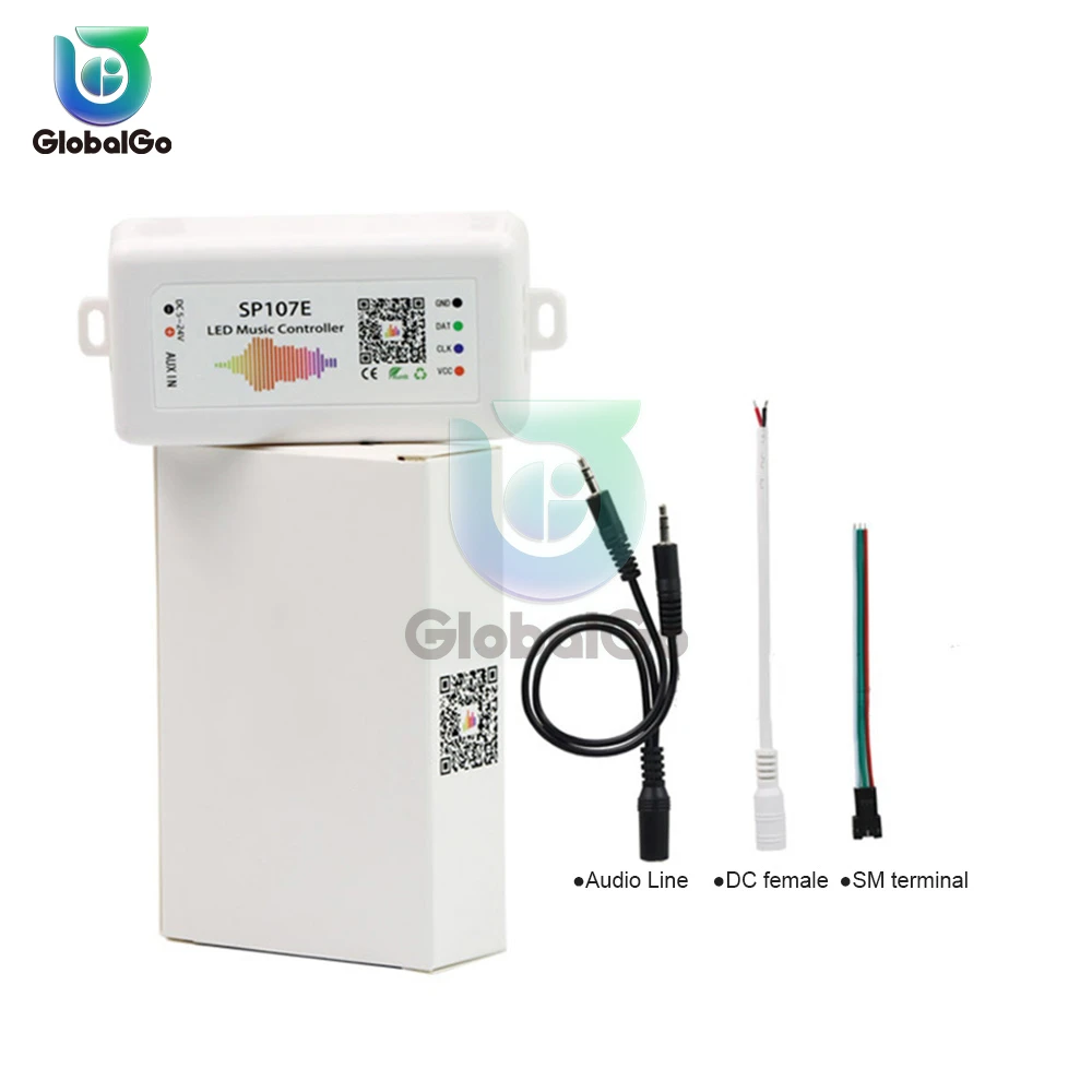 Bluetooth-совместимый полноцветный светодиодный пульт управления SP107E RGB с