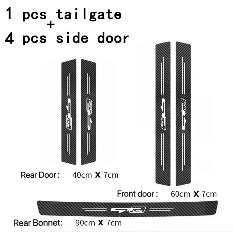 

Наклейки на пороги автомобиля, аксессуары для KIA GT LINE K2 Sportage Stinger Sorento Ceed Soul Sorento VENGA KX5 K3 K4 K5, аксессуары