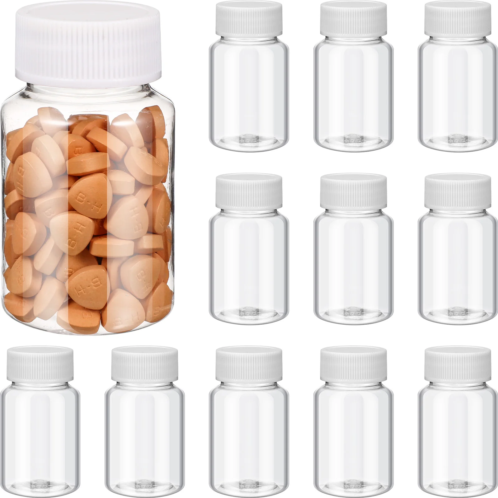 

10Pcs 80ml Clear Empty Bottles, Container Bottles, Empty Bottles
