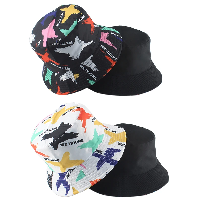 

2023 New Reversible Fishing Cap Fisherman Hat For Boys/Girls Bob Femme Gorro Summer Bucket Hats Women Men Panama Hat