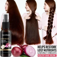 100ml natural onion oil hair growth spray anti hair loss treatment serum prevent thinning hair nourish dry frizzy essential oils