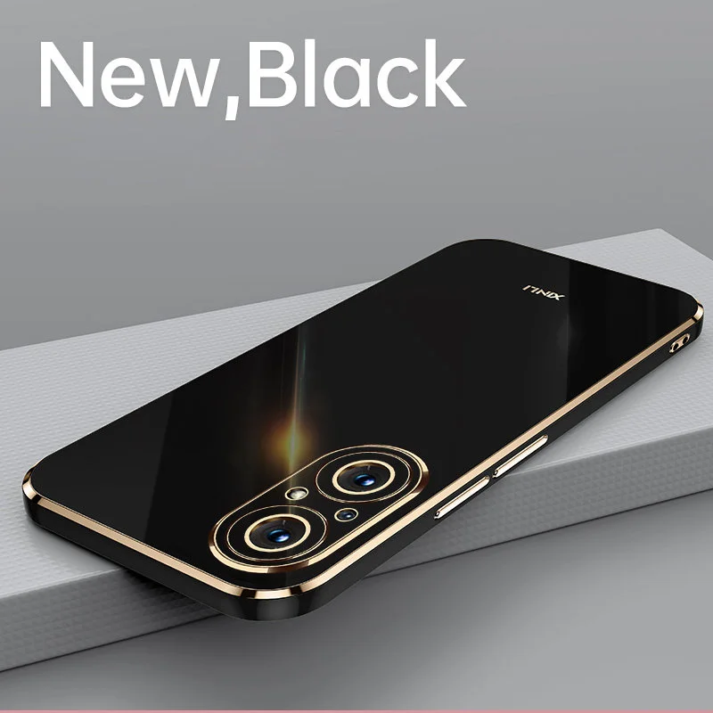 

Honor 50 SE 5G Case Plating Silicone TPU Soft Back Cover Phone Case For Honor 50 SE 50SE Honor50SE 5G Shockproof Coque Protector