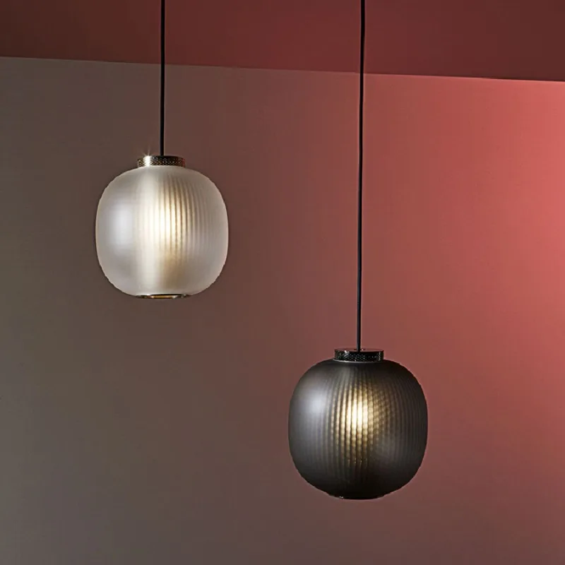 

LED pendant lamp Creative Minimalist Modern Restaurant Living Dining Room Hanging Bedside Bar White Glass Ball Pendant Light