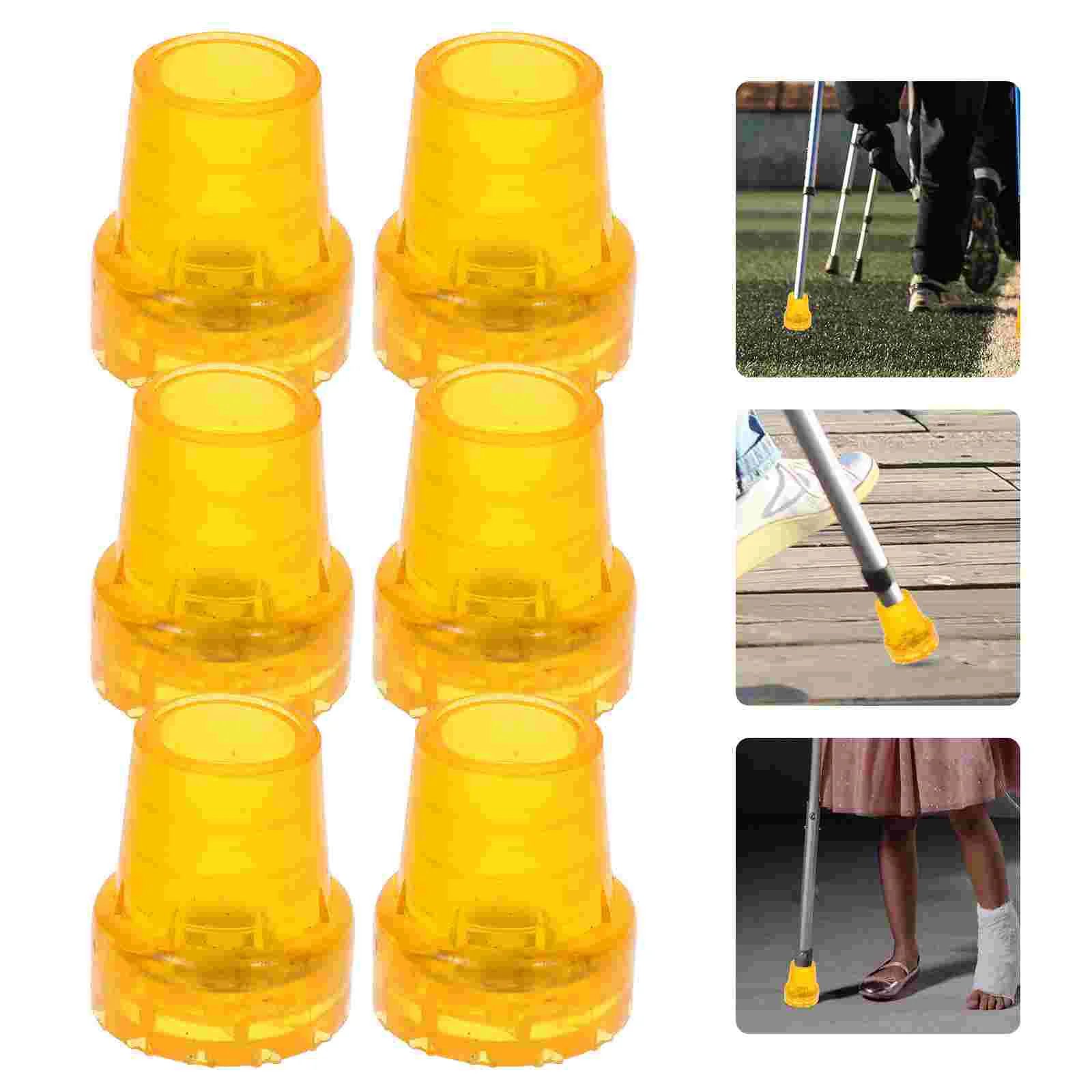

Walking Tip Stick Cane Feet Rubber Crutch Pole Trekking Tips Replacement Cap Caps Covers Leg Pad Hiking Cover Poles Cups