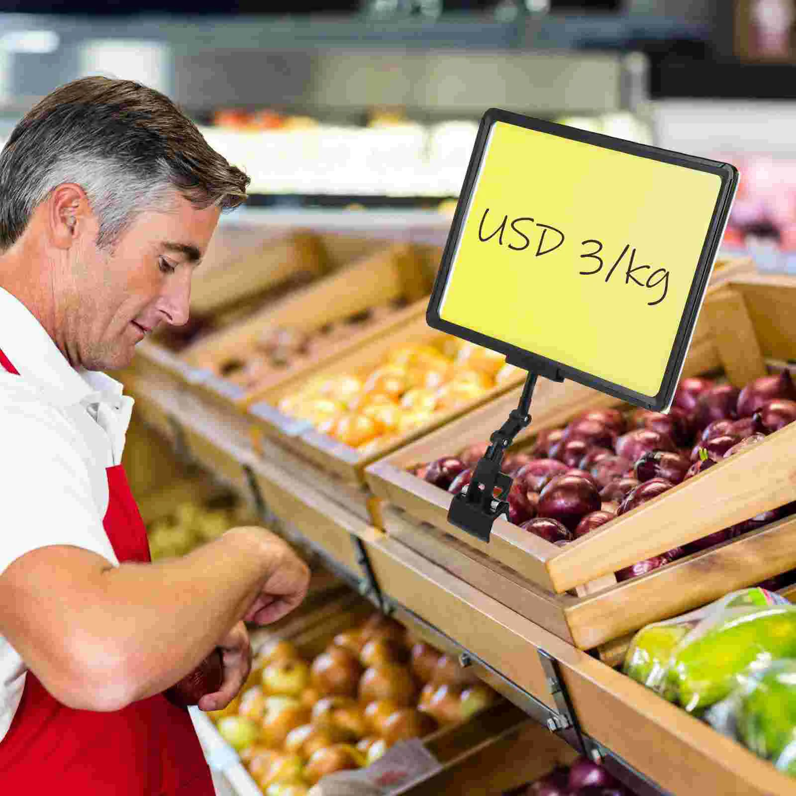 Держатель для знаков держатель витрин небольшие зажимы знаки товары магазина