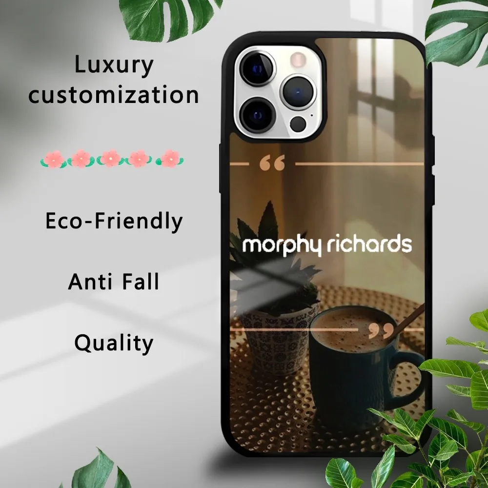 Твердый чехол M-морфий-Ричард кофе для iPhone 16 15 14 13 12 11 Pro Xs Max Mini Plus Celulares
