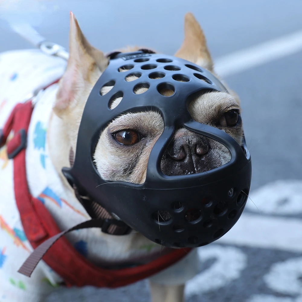 

Воздухопроницаемая корзина-намордник для домашних питомцев, намордник для больших собак и щенков, укусы лай для жевания, предотвращает лай, лай, товары для собак-бульдогов