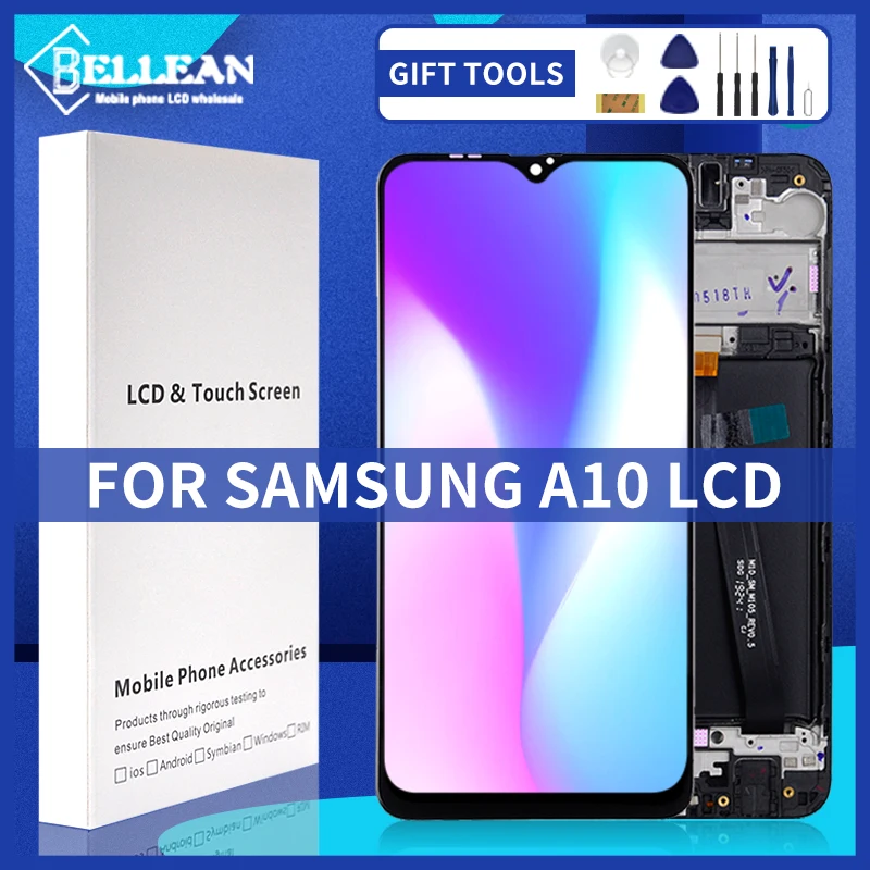 

Catteny 6,2 "Оригинальный Для Samsung Galaxy A10 Lcd A105 A105F SM-A105F экран дисплея сменный дигитайзер в сборе с рамкой