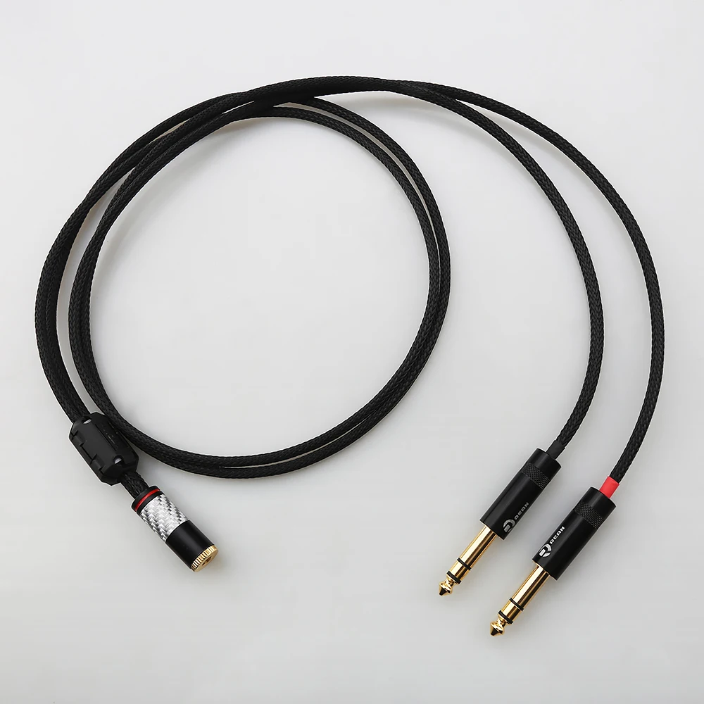 Фото Кабель-адаптер HIFI для наушников: 4.4 мм (гнездо) балансный на двойной 6.35 мм TRS (гнездо) / Двойной 6.35 мм (гнездо) на 4.4 мм (гнездо) №5