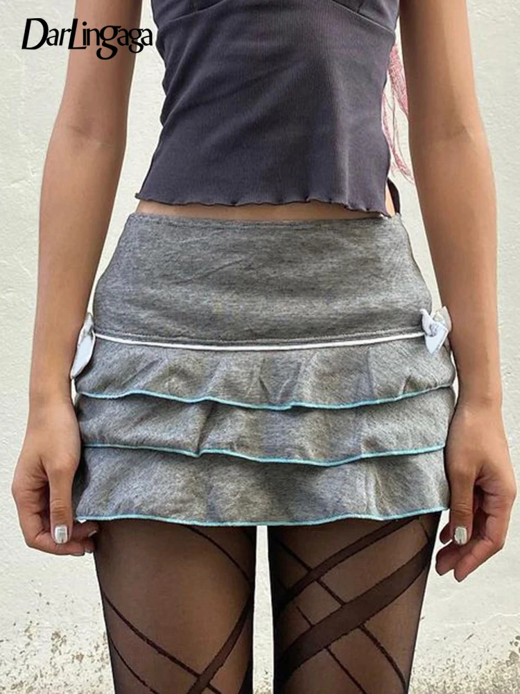 

Мини-юбка женская летняя с низкой талией, в стиле ретро