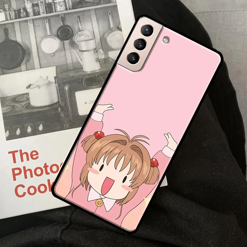 Чехол Sakura Cardcaptor Anime для Samsung Galaxy S21 Ultra S8 S9 S10 Plus Note 10 20 S22 S20 FE.