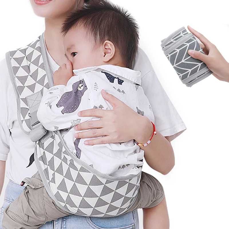 ZK50 Adjustable Baby sling Wrap Baby Carrier Soft wrap Sling for Newborns Baby Carrier Scarf Toddler baby Sling Wrap Suspenders
