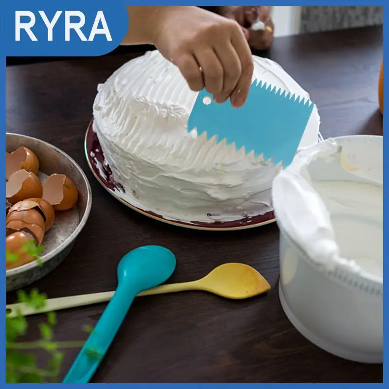 

Пластиковый скребок для торта, пастообразный скребок для торта, резак для теста, прямая дуга, форма зуба, резак для крема, хлеба, скребок для крема, «сделай сам», кухня