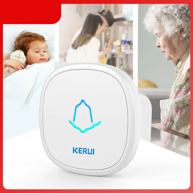 

Frequency Elderly Pager For Hotels Apartments Offices Single Button Wireless Doorbell Used With Doorbell Host 433m