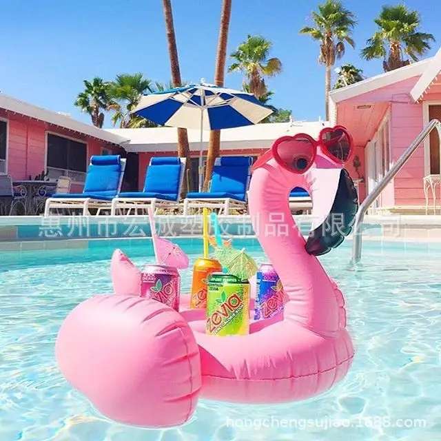 

Inflatable four-hole cup holder Beverage tray