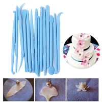 14pcsset plastic clay sculpting set cake decorating tools set for shaping clay playdough tools toys polymer modeling clay tools