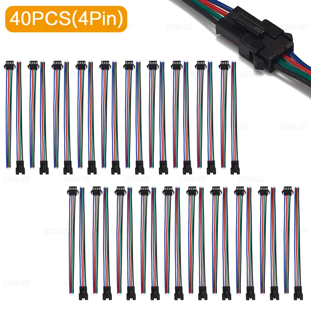 

Соединительный кабель для светодиодных лент 3528 5050 RGB RGBW 20/40 шт.