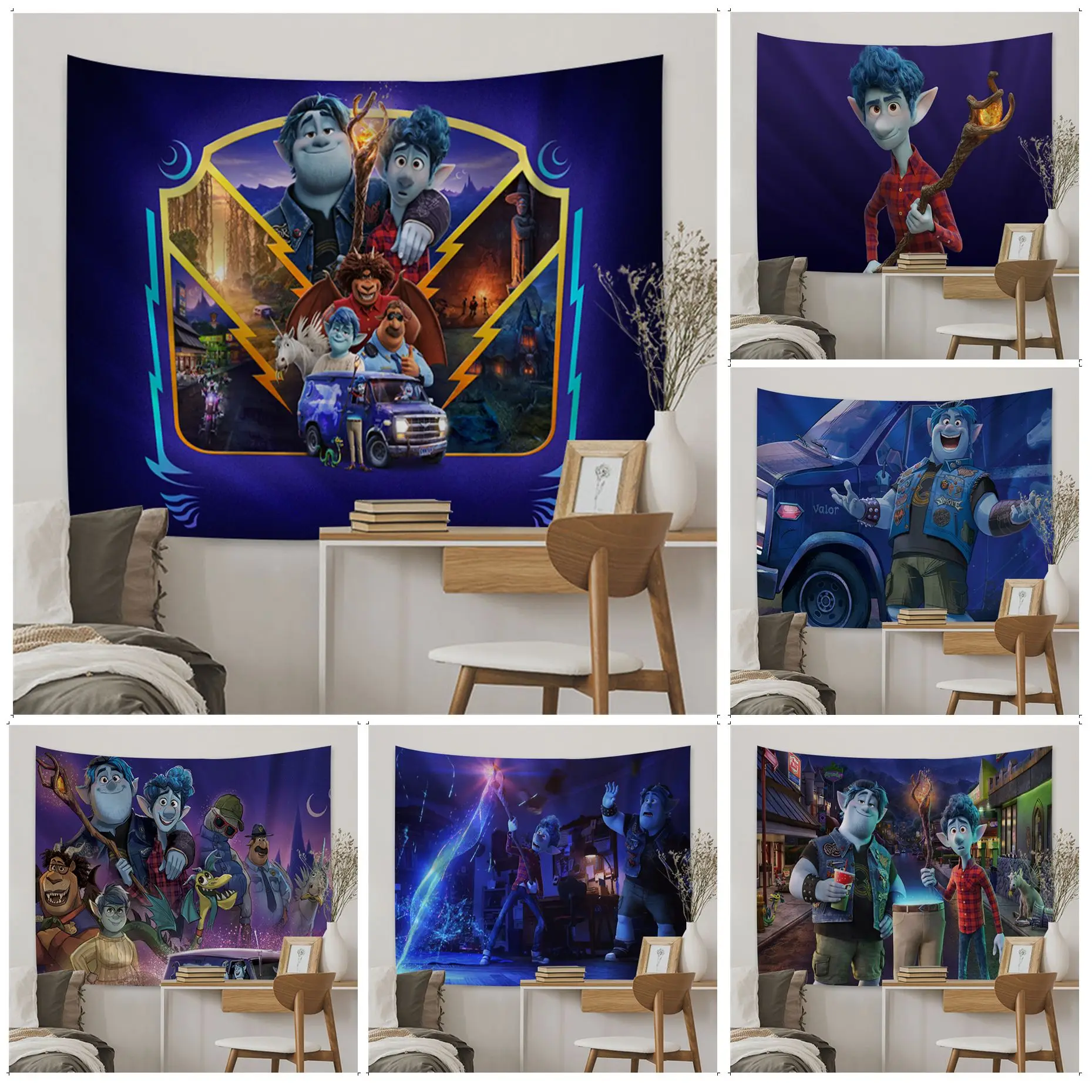

Disney Onward Anime Tapestry Japanese Wall Tapestry Anime Japanese Tapestry
