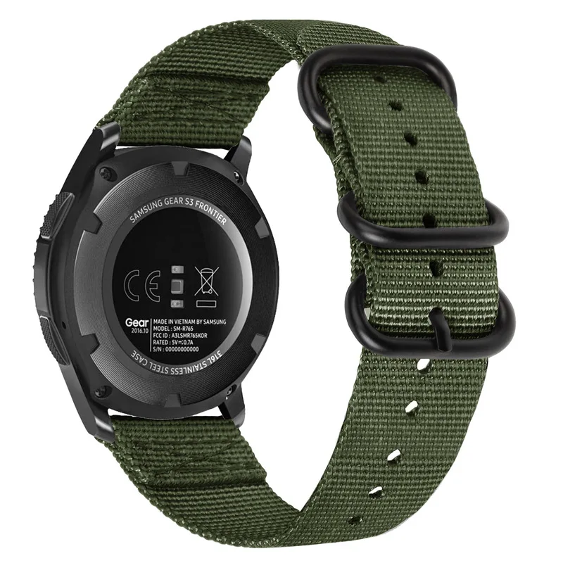 Фото Нейлоновый ремешок 22 мм для Huawei Watch GT6 GT5 GT4 Pro 46 мм, Samsung Watch 3 45 мм/Gear S3, браслет для Amazfit T-REX3 Pro 48 мм №4