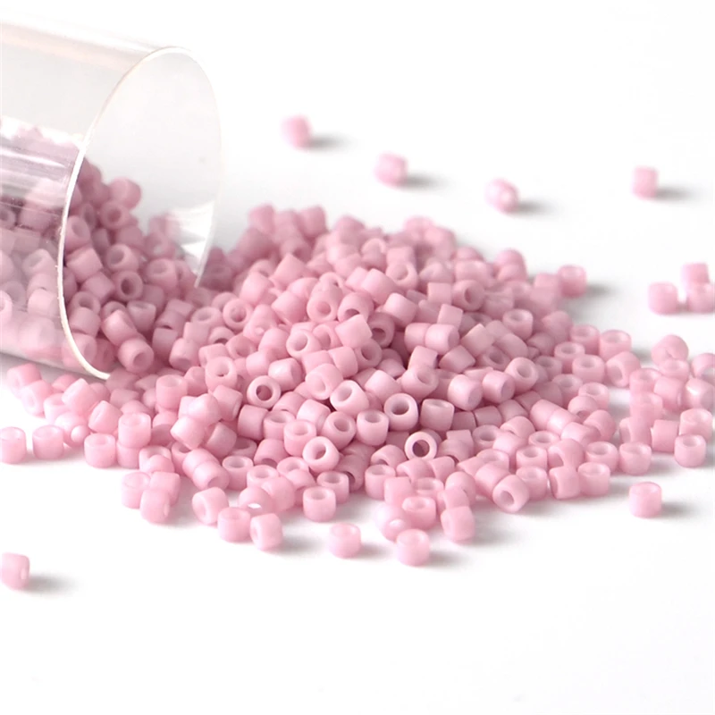 

11/0 2000pcs Japan Miyuki Delica Beads Frosted Matte Color Glass Seed Beads For DIY Jewelry Bracelet Making
