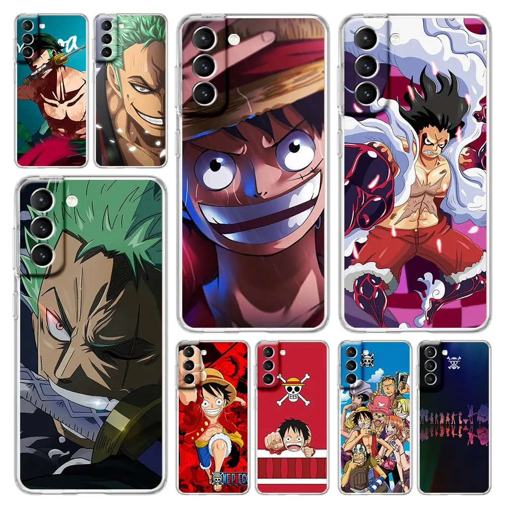 

Anime One Piece Case for Samsung Galaxy S20 FE S21 Ultra S21 Plus S10 S9 S10e S10 Lite S22 Phone Cover Coque Shell Bag