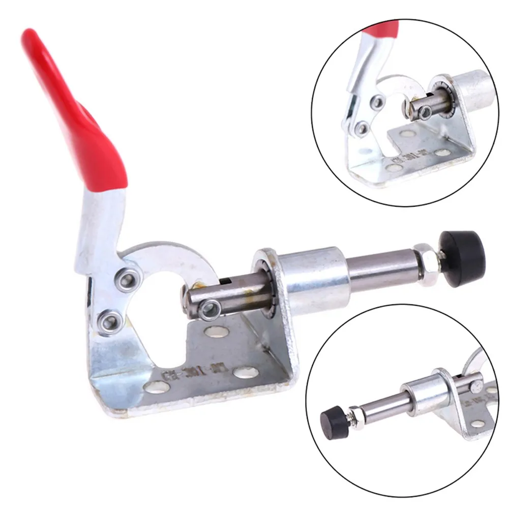 

GH-301 Horizontal Toggle Clamp Quick-Release Toggle Clamps Set 45KG Vertical Toggle Clamp Hand Clip Tool Clamps For Woodworking