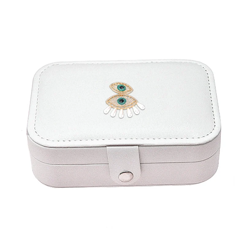 Women's PU Leather Jewelry Organizer Display Travel Jewelry Case Boxes Luxury Girls Storage Jewelry Box Holder Gifts New Arrival