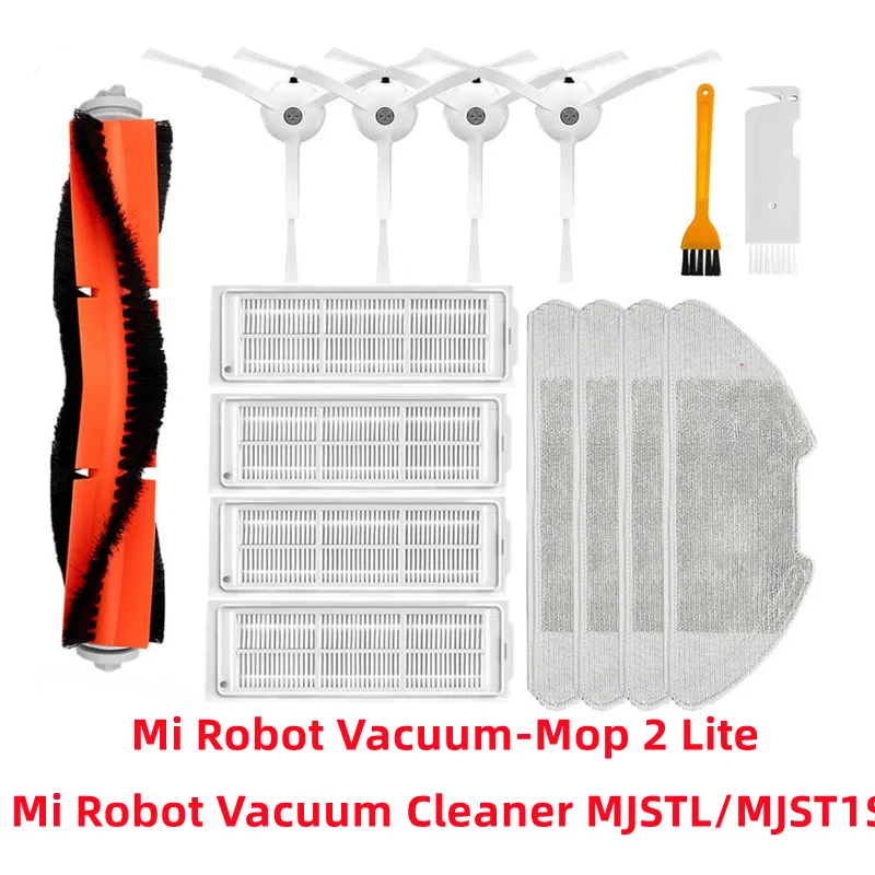 

Main Side Brush Hepa Filter Mop Cloths For Xiaomi Mi Robot Vacuum-Mop 2 Lite/Pro/MJSTL/MJST1S Robot Vacuum Cleaner Parts