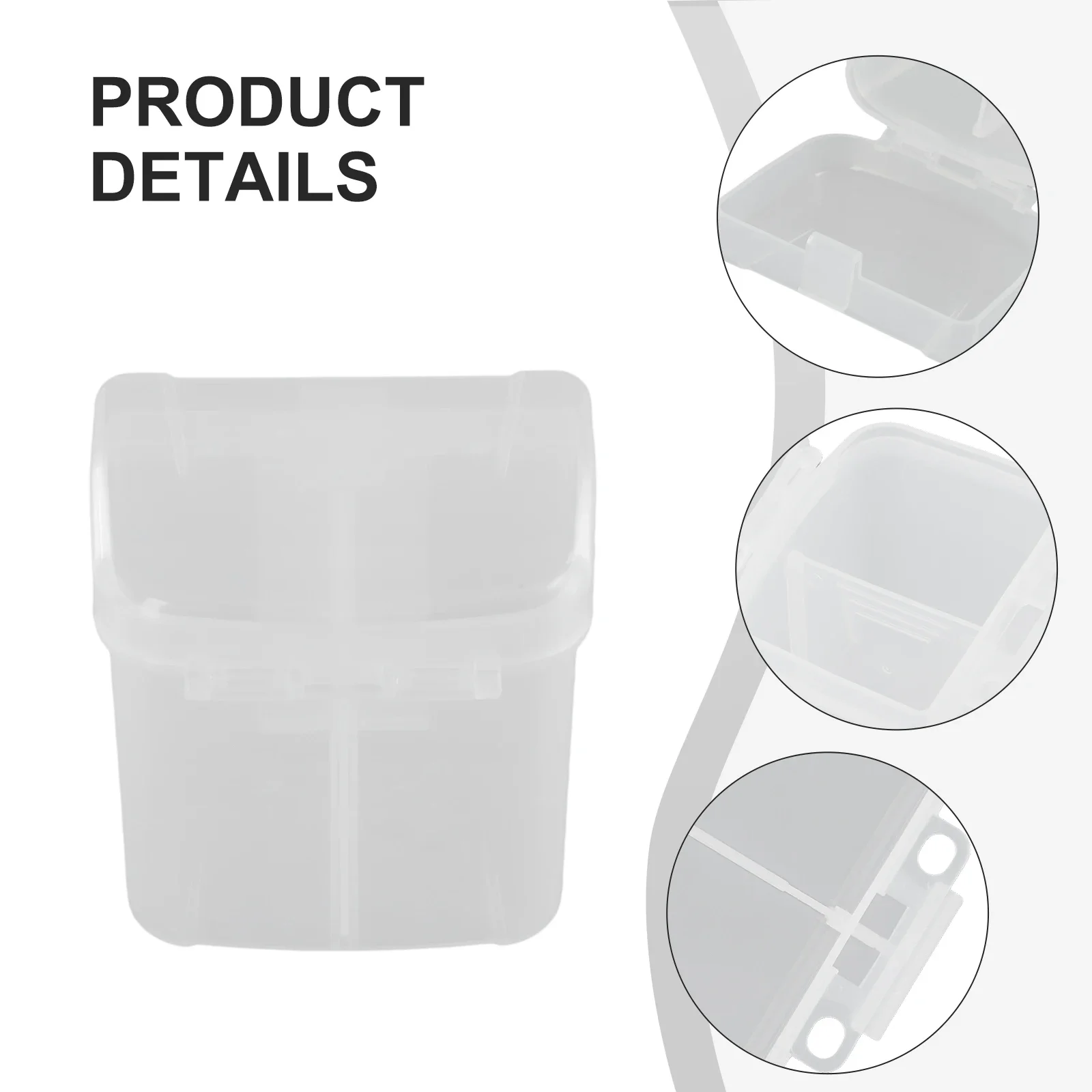 Коробка для хранения рыболовных снастей 1 шт. прозрачная ПП 10*9*6 5 см 104 г