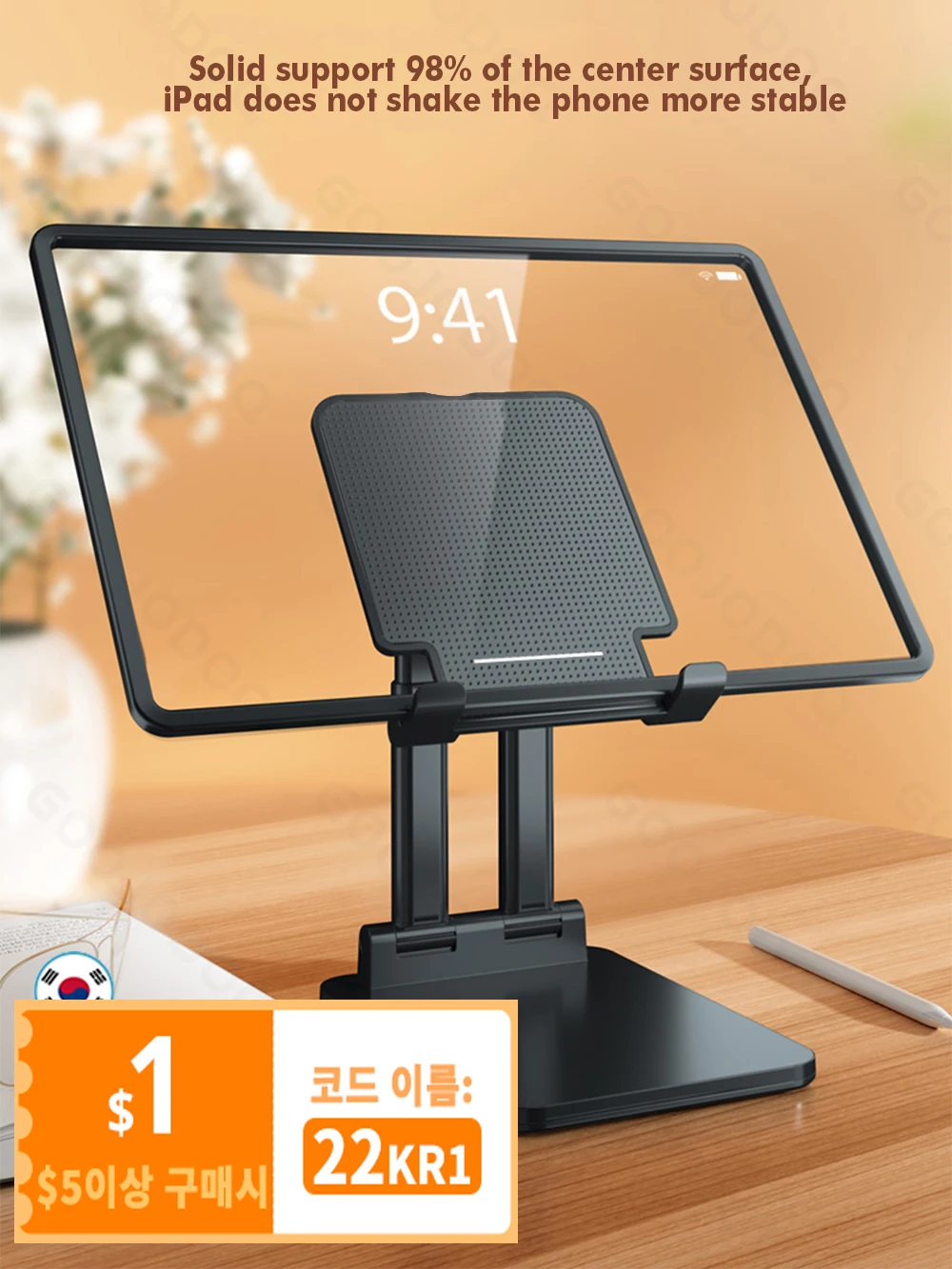 Tablet holder Stand For iPad Pro 11 2021 ipad stand Adjustable mobile phone holder soporte support tablet Xiaomi Huawei Samsung