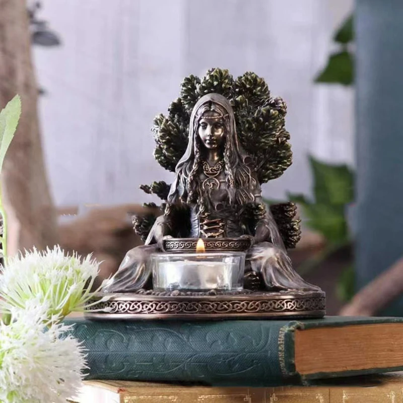 

Celtic Statue Candlestick Decoration Resin Crafts Home Decoration Decoration