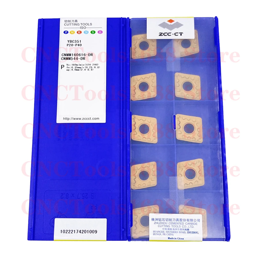 

ZCCCT CNMM160612-DR CNMM160616-DR YBC351 Turning Blade CNC Steel Processing Carbide Inserts