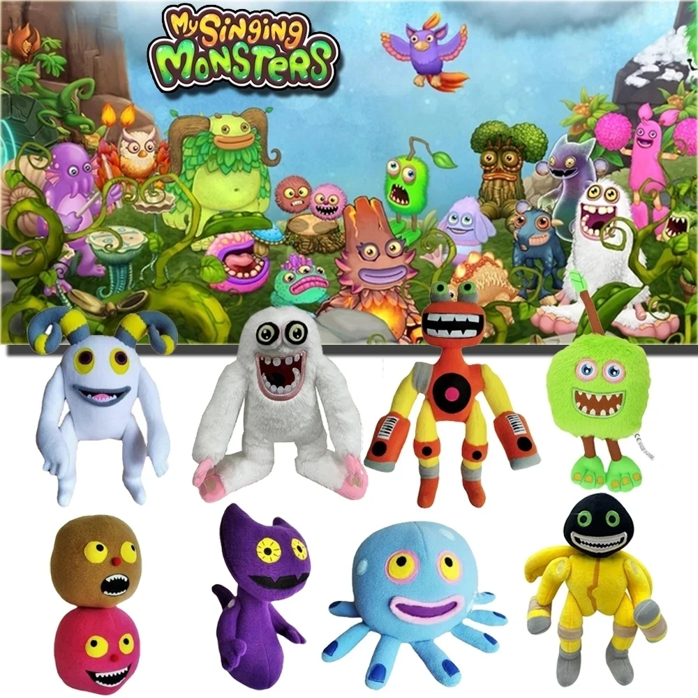 

My Singing Monsters Wubbox Plush Toys Garten Of Banban Plush Cute Soft Stuffed Kawaii Cartoon Dolls Peluches Kids Gift Toy