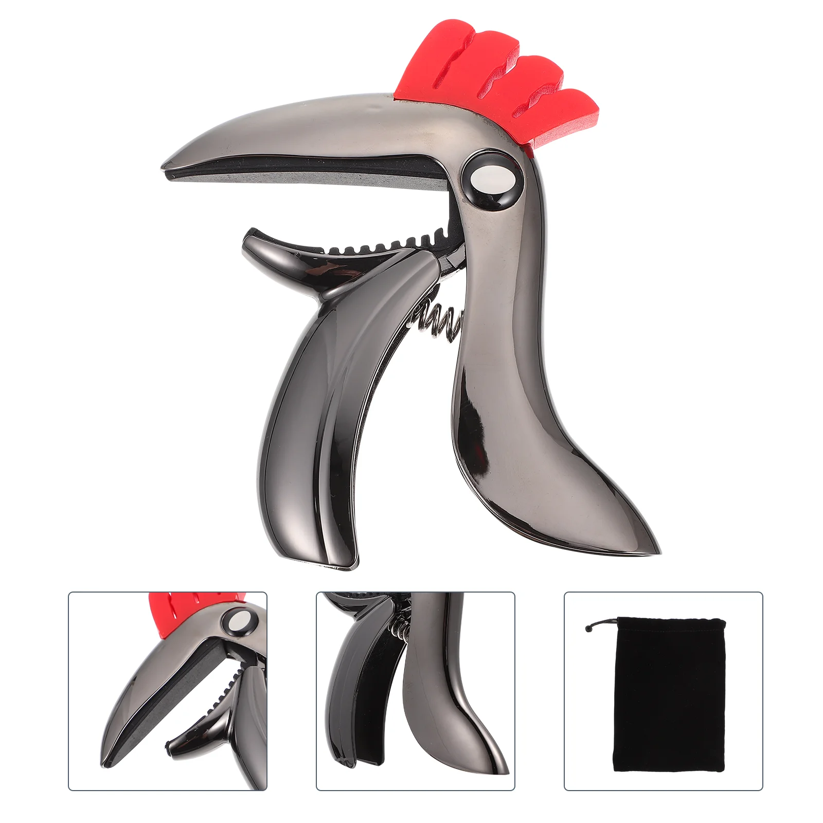 

1Pc Guitar Capo Zinc Alloy Guitar Tuner Clip-on Electric Guitar Tuner (Black)