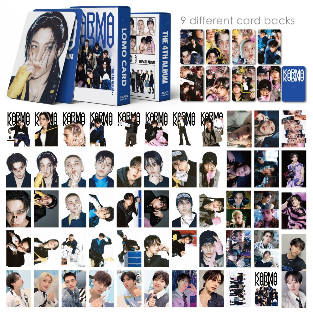 Фото KPOP Idol KARMA Мерч Фотокарточка Альбом Ломо-карты BANGCHAN HYUNJIN FELIX Коллекция фотокниг Плакат Открытка Фотографии Подарок №2