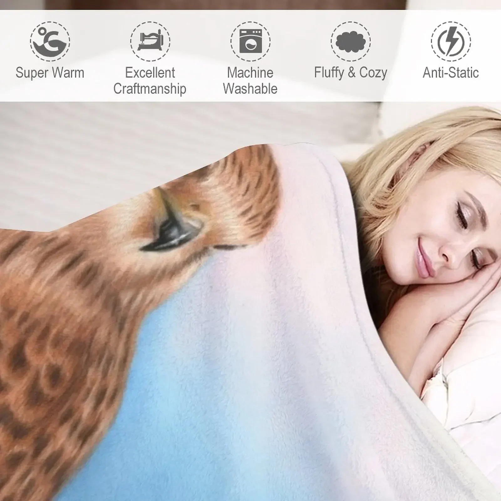 Kestrel птичьи пледы одеяла и персонализированная фотография