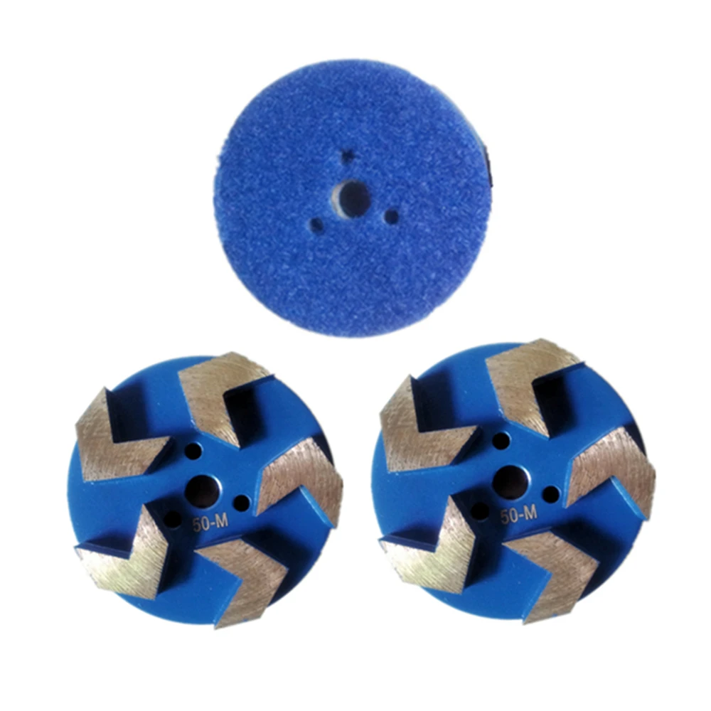 GD31 задние прилипающие бетонные шлифовальные колодки 3 дюйма D83mm Бриллиантовая