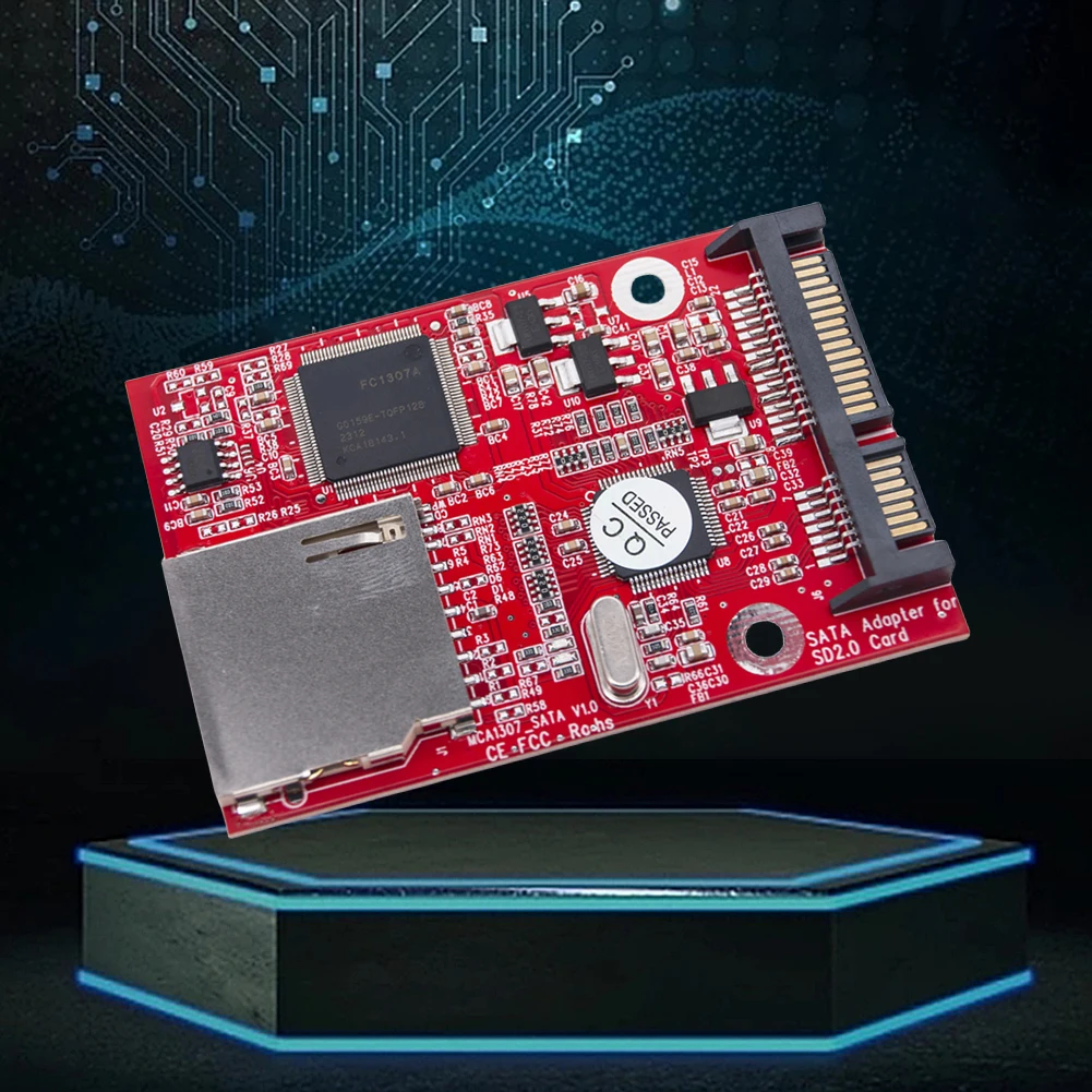 SSD-конвертер SATA 2 5-дюймовый цифровой преобразовательный адаптер с поддержкой 128