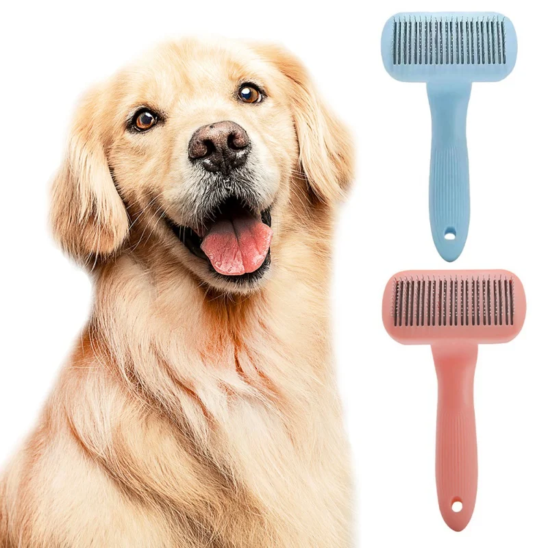 

Pet Dog Brush Comb Shedding Hair Remove Loose Hairs Cat Brush Combs Massage Grooming Tool Dog Cat Pet Cleaning Accessories
