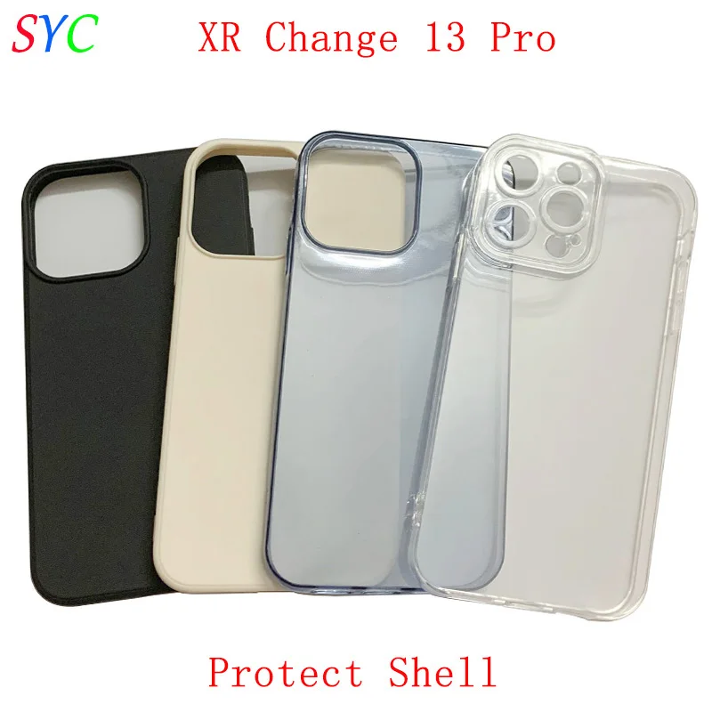 

Soft Cover Full Protection Carbon Fiber TPU Silicone Matte Phone For iPhone XR Like 13 Pro Change Protect Shell Case