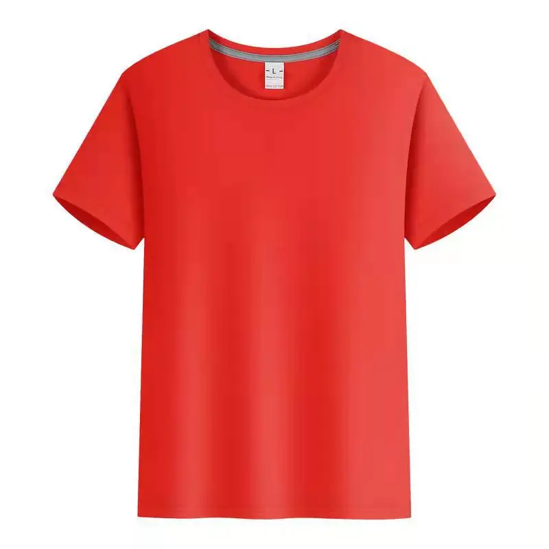 

male Round neck t shirts men 2022 summer short-sleeved t shirt 9333