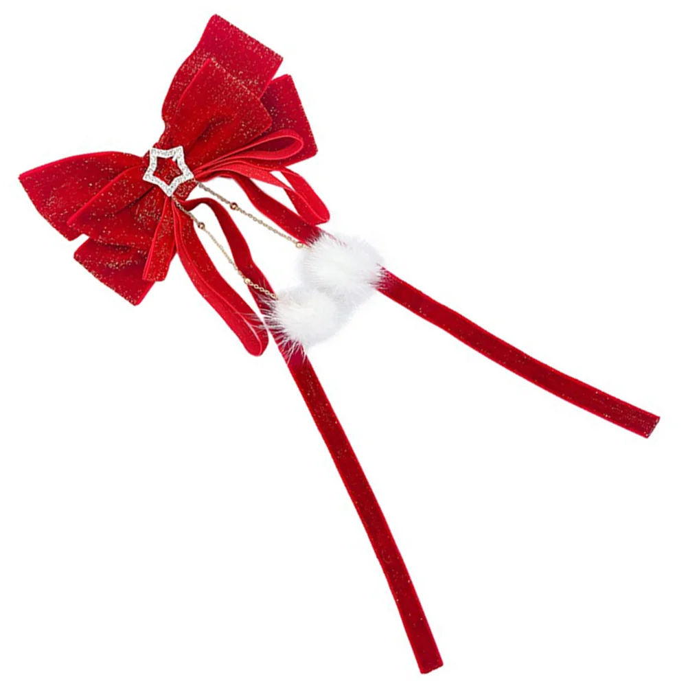 

Hair Bow Clip Barrettes Chinese New Red Year Women Accessories Big Clips Bowknot Hanfu Bows Ponytail Barrette Festival Girls