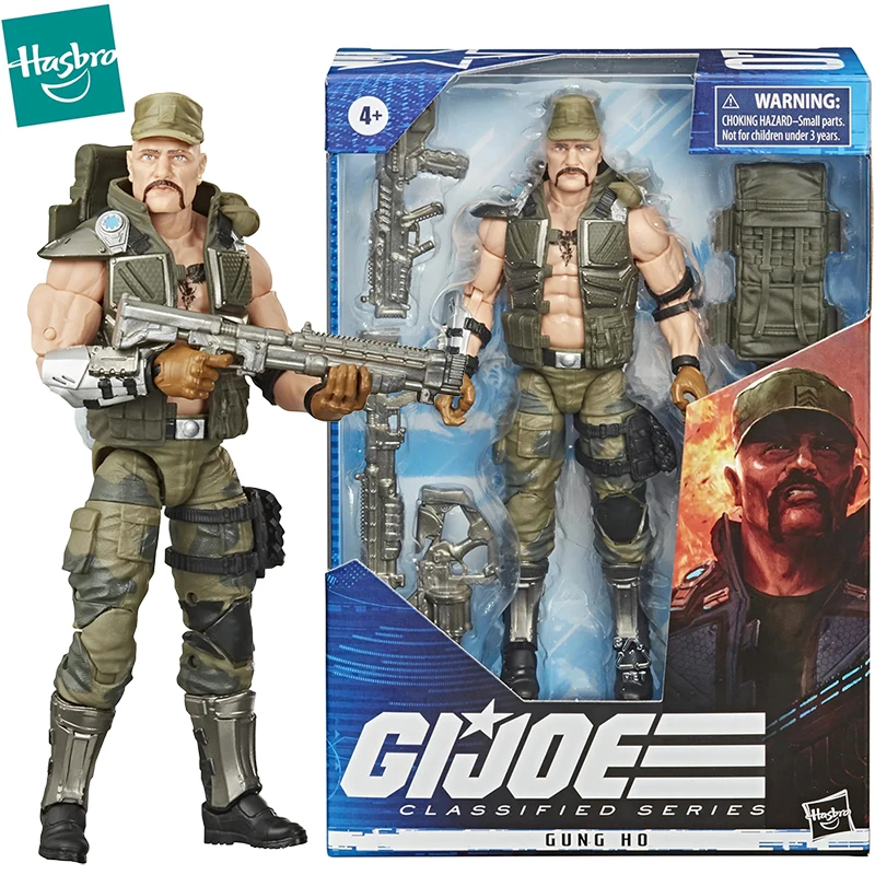 

In Stock Hasbro G.I. Joe Classified Series Gung Ho Action Figure Collectible Movie Model Toys Hobby Brithday Gift for Kids