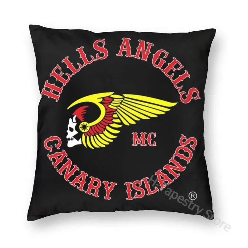 

45x45cm Hells Anells Pillowcase Car Home Decoration Cushion Cover Sofa Living Room Bedroom Decoration Pillowcase