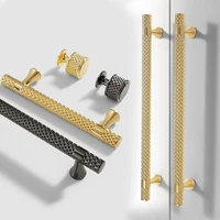 kkfing high end kitchen cabinet door handles zinc alloy bright gold wardrobe door handle drawer knobs furniture door hardware