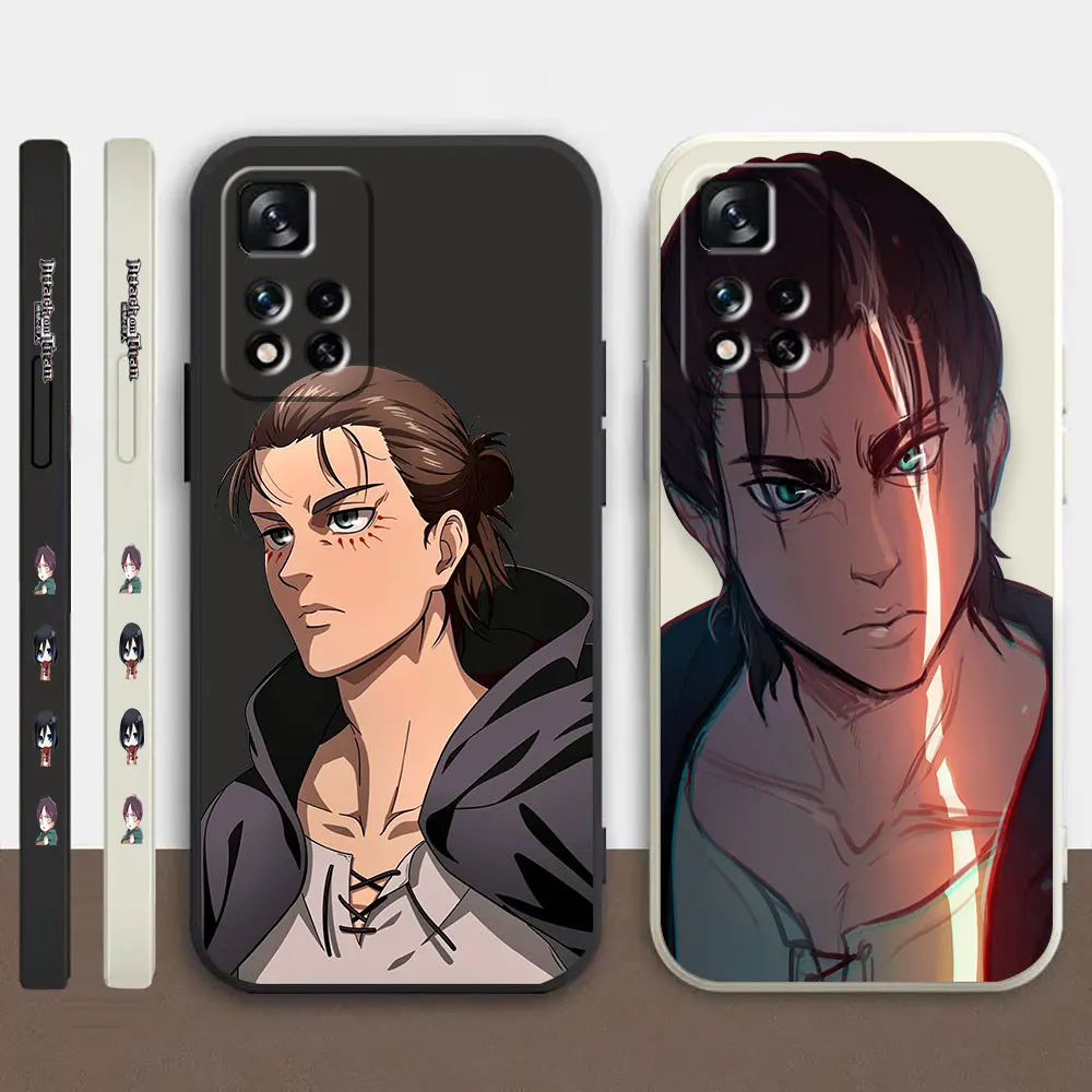 

Case For Redmi Note 12 11 11T 11R 11S 10 9T 8 7S PRO PLUS 4G 5G Case Fundas Cqoues Shell Capa Anime A-Attack O-On T-Titan E-Eren