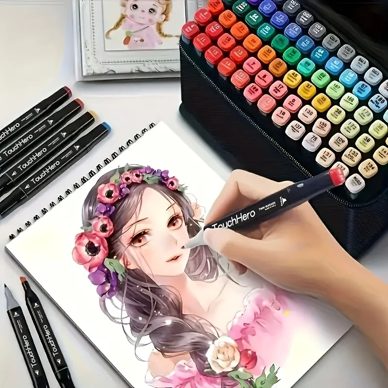 Несколько стилей цветная головка спиртовая акварельная ручка на масляной основе