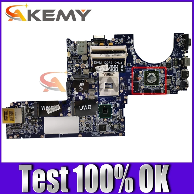 

Original Laptop motherboard For DELL XPS 1645 Mainboard CN-0Y507R 0Y507R DA0RM5MB8E0 HM55 216-0729051